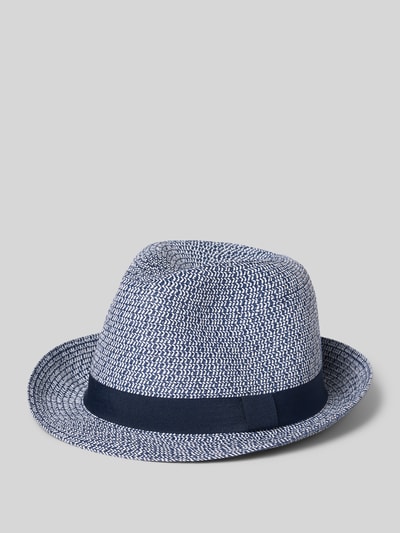 Müller Headwear Strohhut mit Hutband Modell 'TRILBY' Blau 1