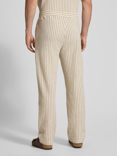 Les Deux Hose mit Strukturmuster Modell 'Houston' Offwhite 5