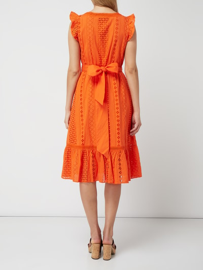 J CREW Wickelkleid aus Leinen  Orange 4