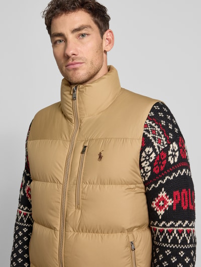 Polo Ralph Lauren Steppweste mit Reißverschluss Khaki 3