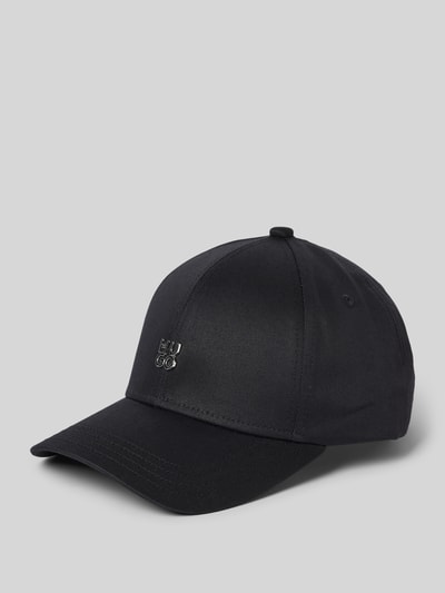 HUGO Basecap mit Label-Applikation Modell 'Ally' Black 1