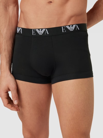 Emporio Armani Trunks mit Stretch-Anteil im 2er-Pack Black 3