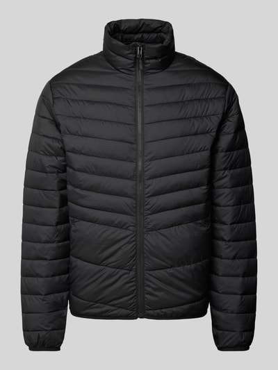 Jack & Jones Gewatteerd jack met opstaande kraag, model 'STATE' Zwart - 2