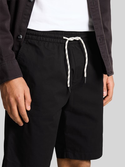 Tom Tailor Denim Regular Fit Sweatshorts aus reiner Baumwolle Black 3
