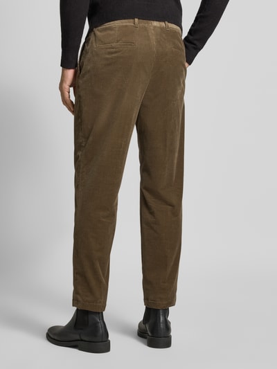 BOSS Tapered Cordhose aus Baumwoll-Mix Modell 'PERIN' Schlamm 5