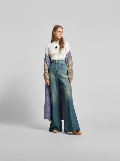 Victoria Beckham Flared Jeans mit 5-Pocket-Design Jeansblau 1