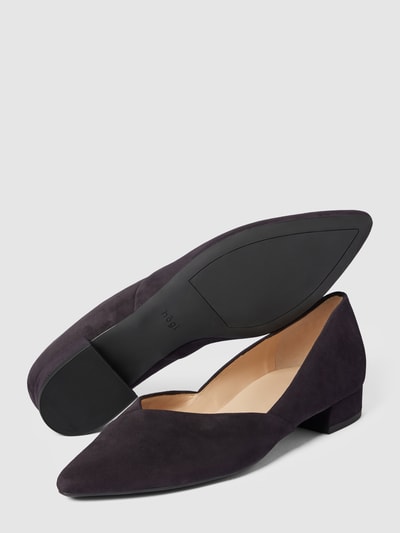 Högl Ballerinas in unifarbenem Design Modell 'Boulevard' Marine 5