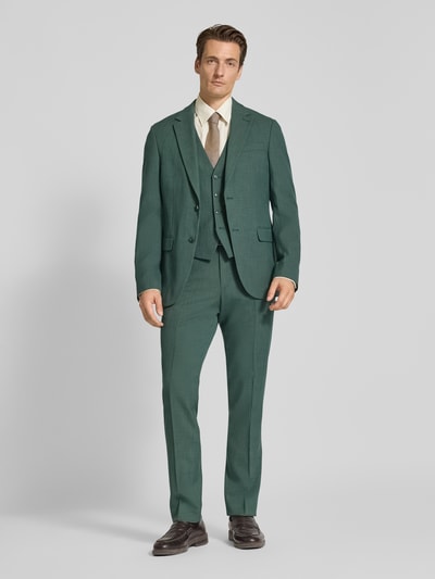 MCNEAL Slim fit gilet met paspelzakken Groen - 1