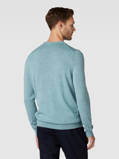 Christian Berg Men Pullover aus Woll-Mix Schilf Melange 5