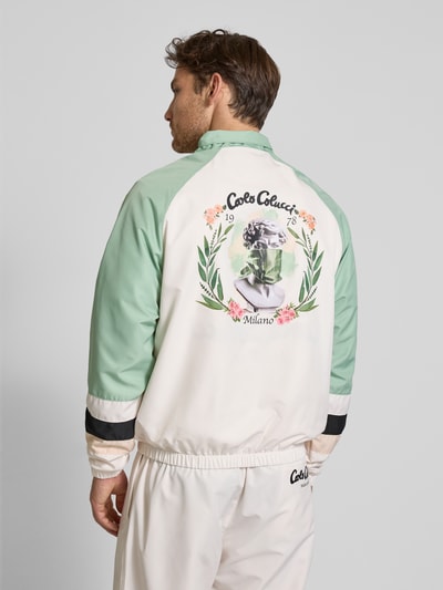 CARLO COLUCCI Sweatjack met opstaande kraag Offwhite - 5