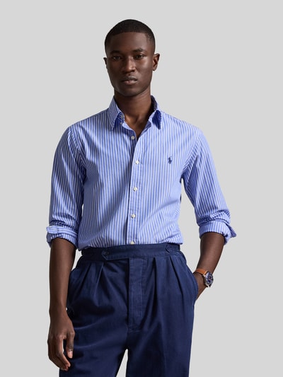 Polo Ralph Lauren Regular Fit Freizeithemd aus reiner Baumwolle Blau 4