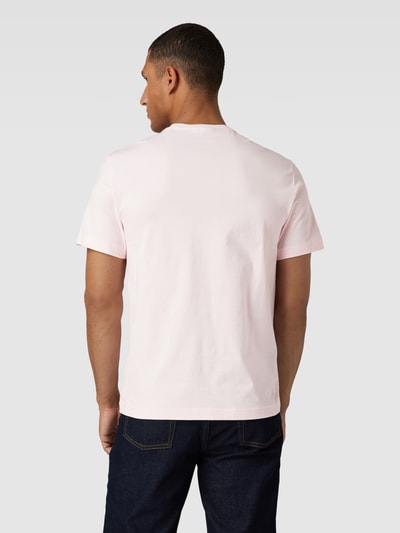 Lacoste T-Shirt mit Logo-Patch Rosa 5