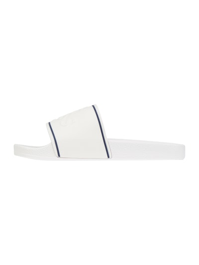 Guess Slides mit Logo Weiss 3