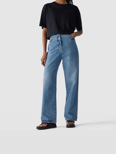 MSGM Jeans mit ausgefranstem Bund Jeansblau 4