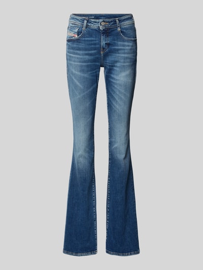 Diesel Flared Fit Skinny Jeans aus Baumwoll-Mix Jeansblau 2