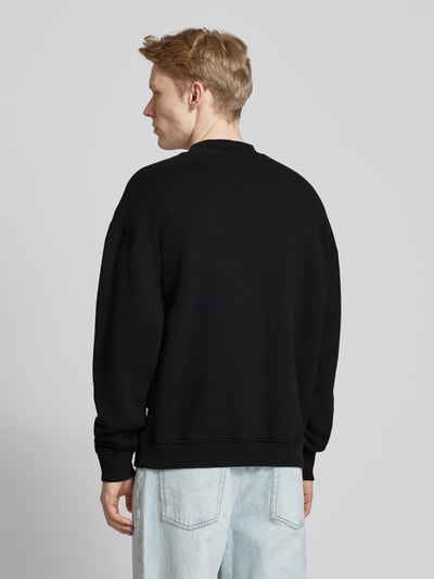 BLKVIS Sweatshirt met labelbadge, model 'SOURCE' Zwart - 5