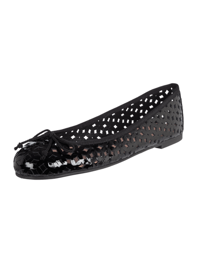 Pretty Ballerinas Ballerinas aus echtem Lackleder Black 1