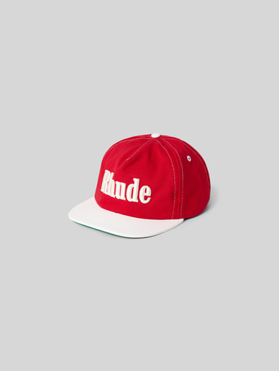 RHUDE Basecap mit Logo-Stitching Rot 2
