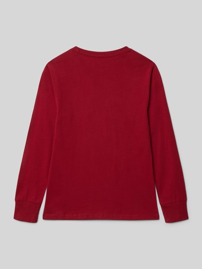 Polo Ralph Lauren Teens Bluzka z długim rękawem i nadrukiem z logo Ciemnoczerwony 3
