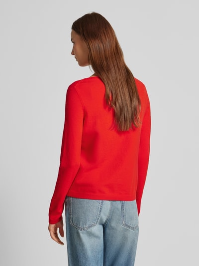 Marc O'Polo Regular fit pullover met boothals Rood - 5