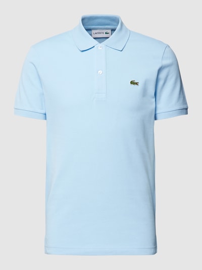 Lacoste Poloshirt met logostitching Lichtblauw - 2
