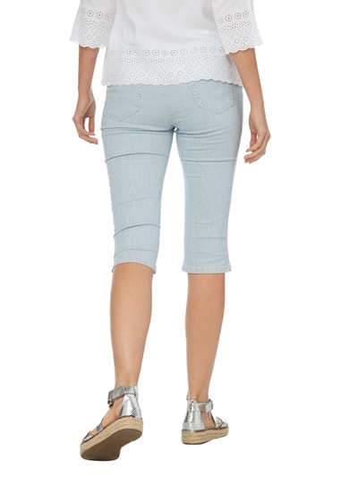 Angels Caprijeans mit Streifenmuster  Jeansblau Melange 4