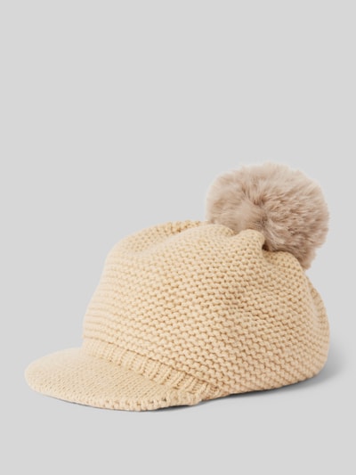 Loevenich Platte pet met pompon Beige gemêleerd - 1