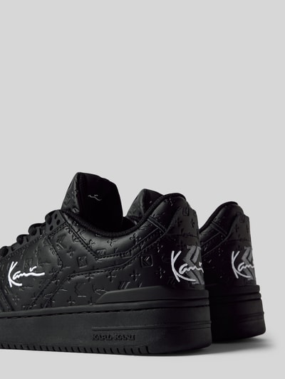 KARL KANI Leren sneakers met labeldetails Zwart - 2