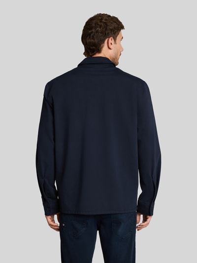 Tom Tailor Regular Fit Freizeithemd aus Baumwoll-Mix Marine 5