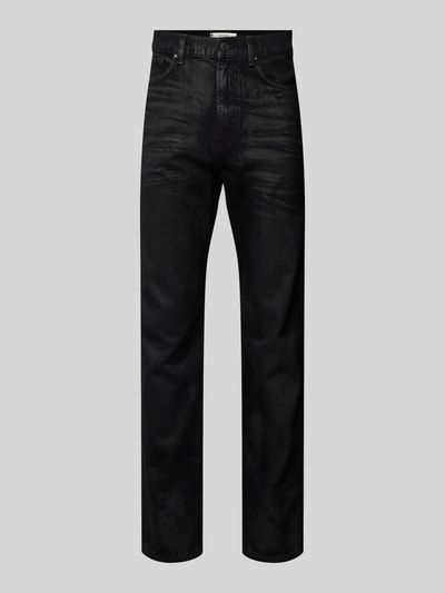 Guess Relaxed fit jeans in 5-pocketmodel, model 'JAMES' Zwart - 2