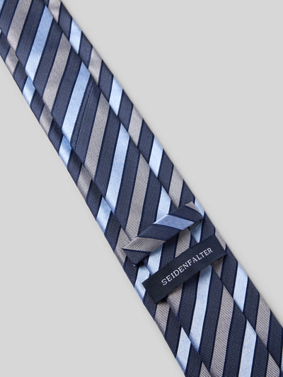 Prince Bowtie Krawat jedwabny z naszywką z napisem (7 cm) Srebrny 3