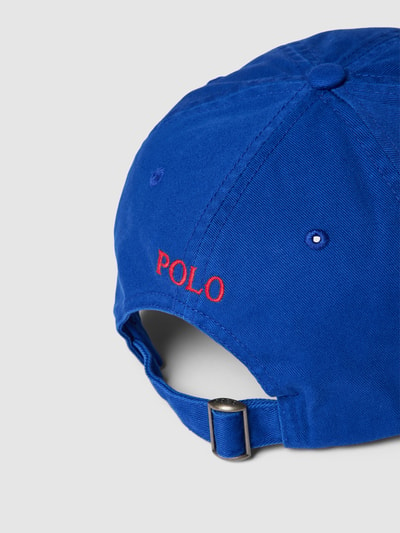 Polo Ralph Lauren Baseballpet met logostitching Koningsblauw - 3