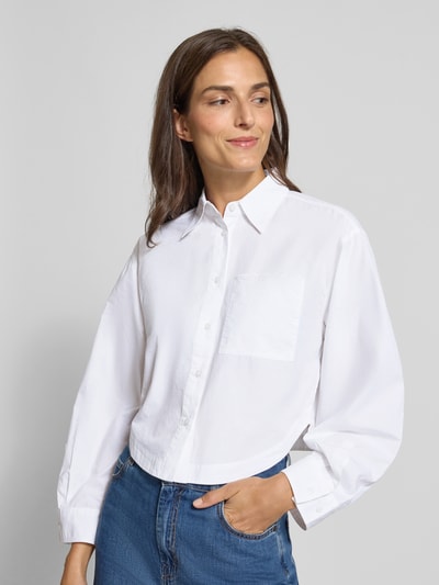 BOSS Orange Regular Fit Langarmbluse aus reiner Baumwolle Modell 'BOSKOTA' Weiss 3