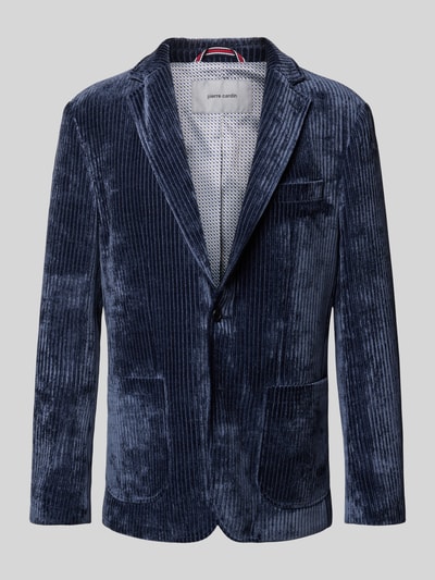 Pierre Cardin Marynarka o kroju slim fit ze sztruksu model ‘Maurice’ Granatowy 2