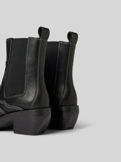 Copenhagen Ankle Boots im Cowboy-Stil Black 3