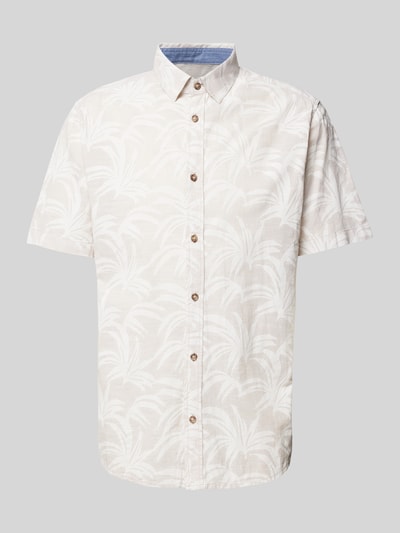 Tom Tailor Freizeithemd mit floralem Muster Offwhite 2