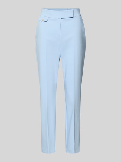 Produktfoto, Regular Fit stoffen broek met katoen van s.Oliver BLACK LABEL, effen kleuren, persplooien, steekzakken, boord elastisch