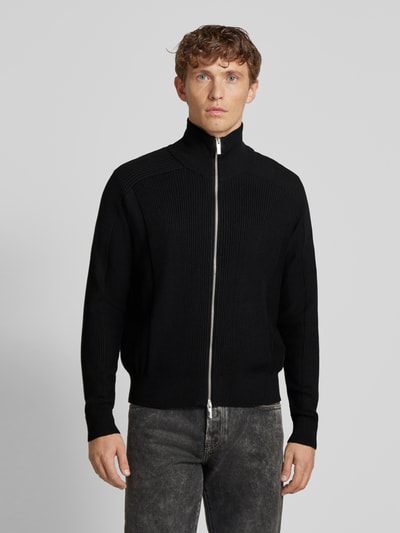 ARMANI EXCHANGE Gebreid jack met scheerwol Zwart - 4