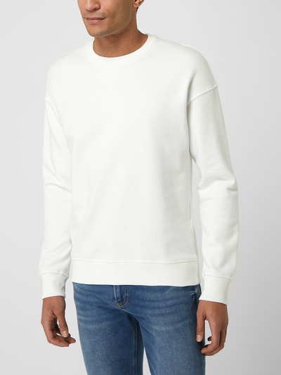 Jack & Jones Sweatshirt met ronde hals, model 'ESTAR' Wit - 4