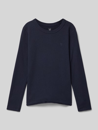 Jack & Jones Longsleeve mit Strukturmuster Modell 'BLUHARRY' Marine 1