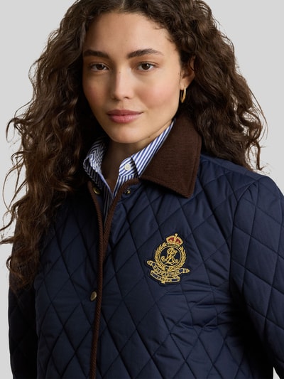 Lauren Ralph Lauren Regular Fit Steppmantel mit Logo-Stitching Marine 3