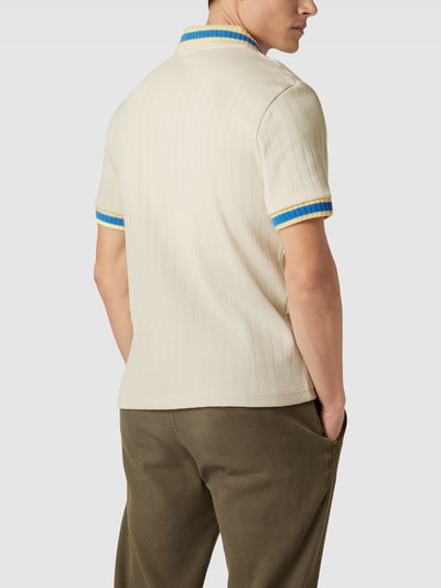 Gant Poloshirt mit Strukturmuster Offwhite 5