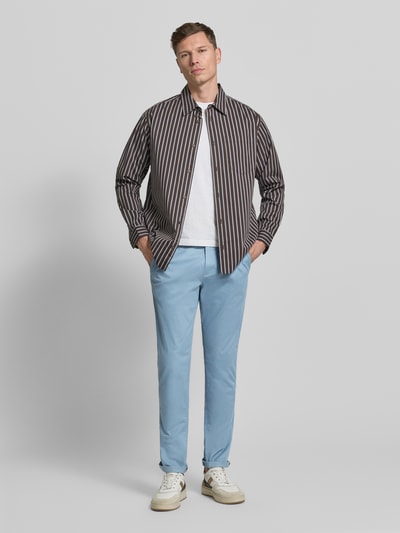 MCNEAL Slim Fit Chino mit Eingrifftaschen Sky 1
