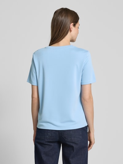 Tom Tailor Denim Loose Fit T-Shirt aus Modal-Mix Hellblau 5