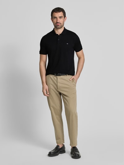 Christian Berg Men Poloshirt mit Logo-Stitching Black 1