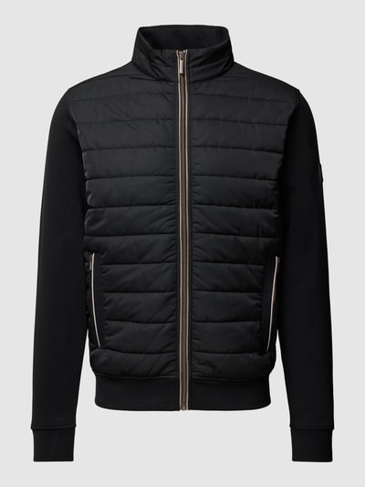 bugatti Sweatjacke mit Stehkragen Black 2