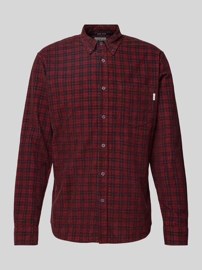 Pepe Jeans Regular fit vrijetijdsoverhemd met button-downkraag, model 'Marel' Rood - 2