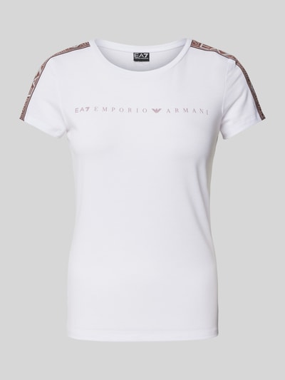 EA7 Emporio Armani T-shirt met ronde hals Wit - 2