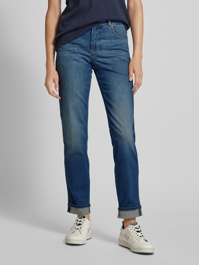 Angels Regular Fit Jeans mit verkürztem Schnitt Modell 'DARLEEN' Blau 4