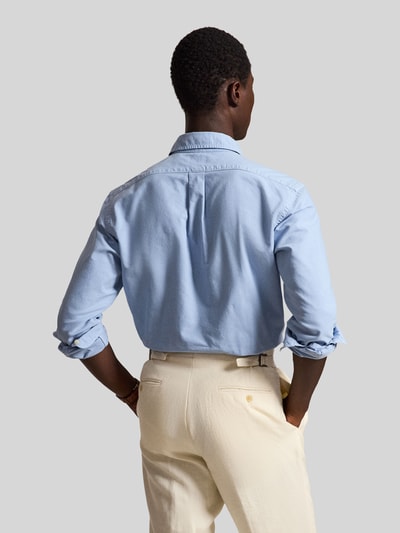 Polo Ralph Lauren Custom Fit Freizeithemd aus reiner Baumwolle Jeansblau 5